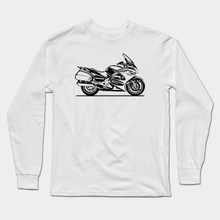 ST1300 Motorcycle Sketch Art Long Sleeve T-Shirt